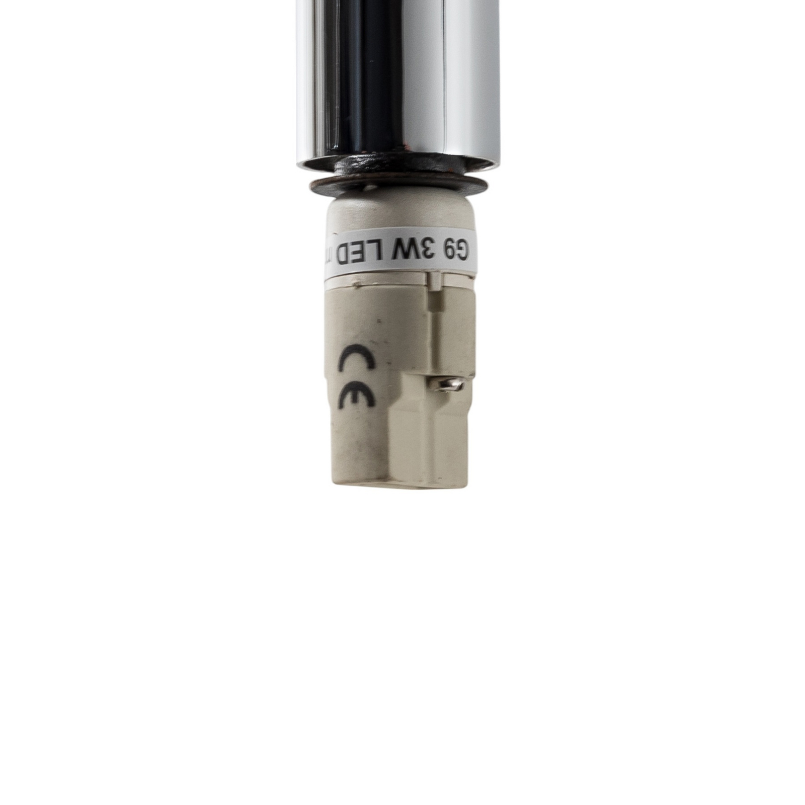 Hängeleuchte Sopel Lux, 1-flammig, schwarz/silber, G9