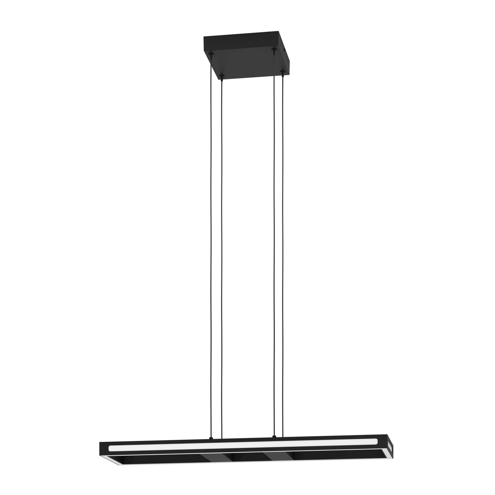 EGLO connect lampă suspendată LED Savilanas-Z, 77 cm, negru