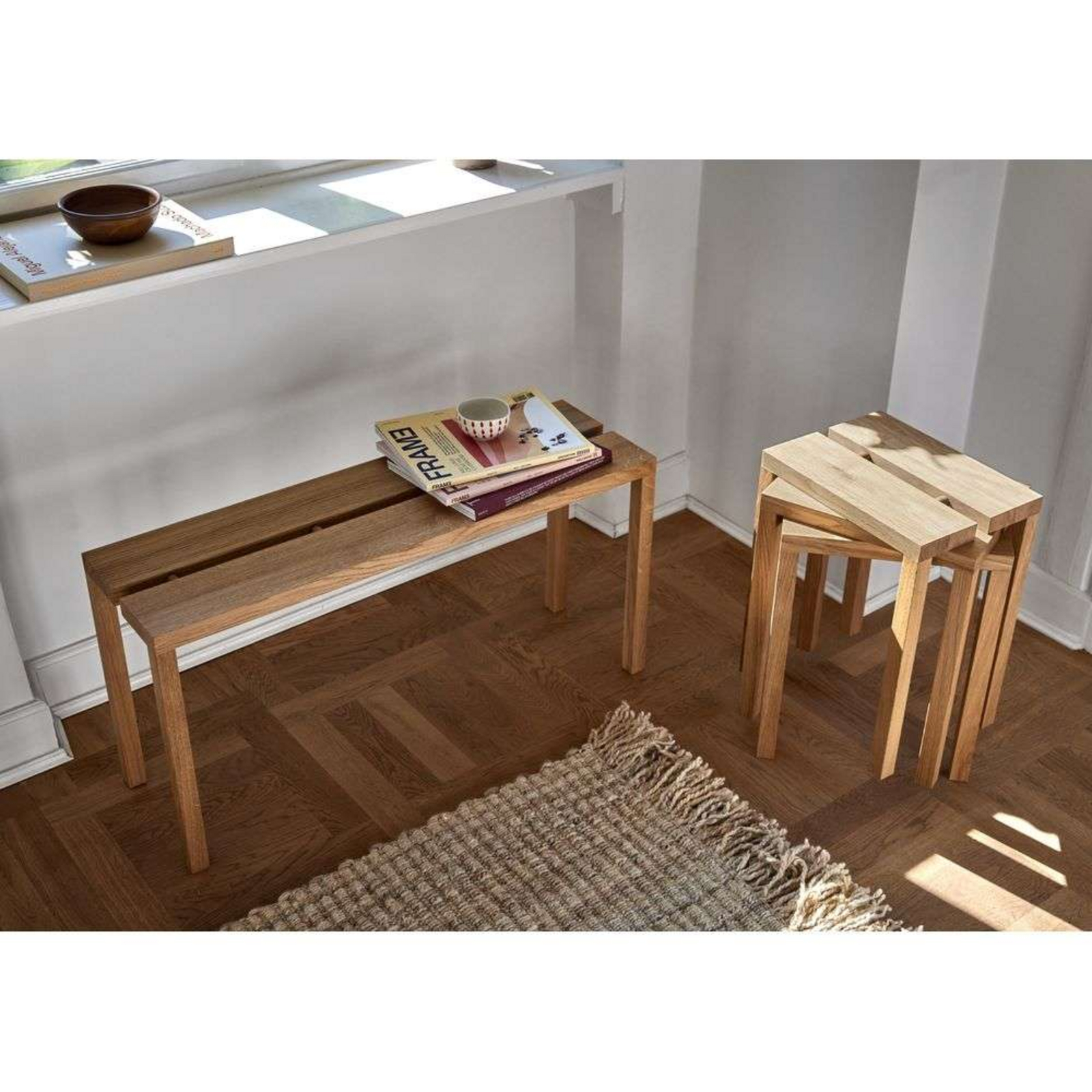 Peg Bench Oak - Moebe