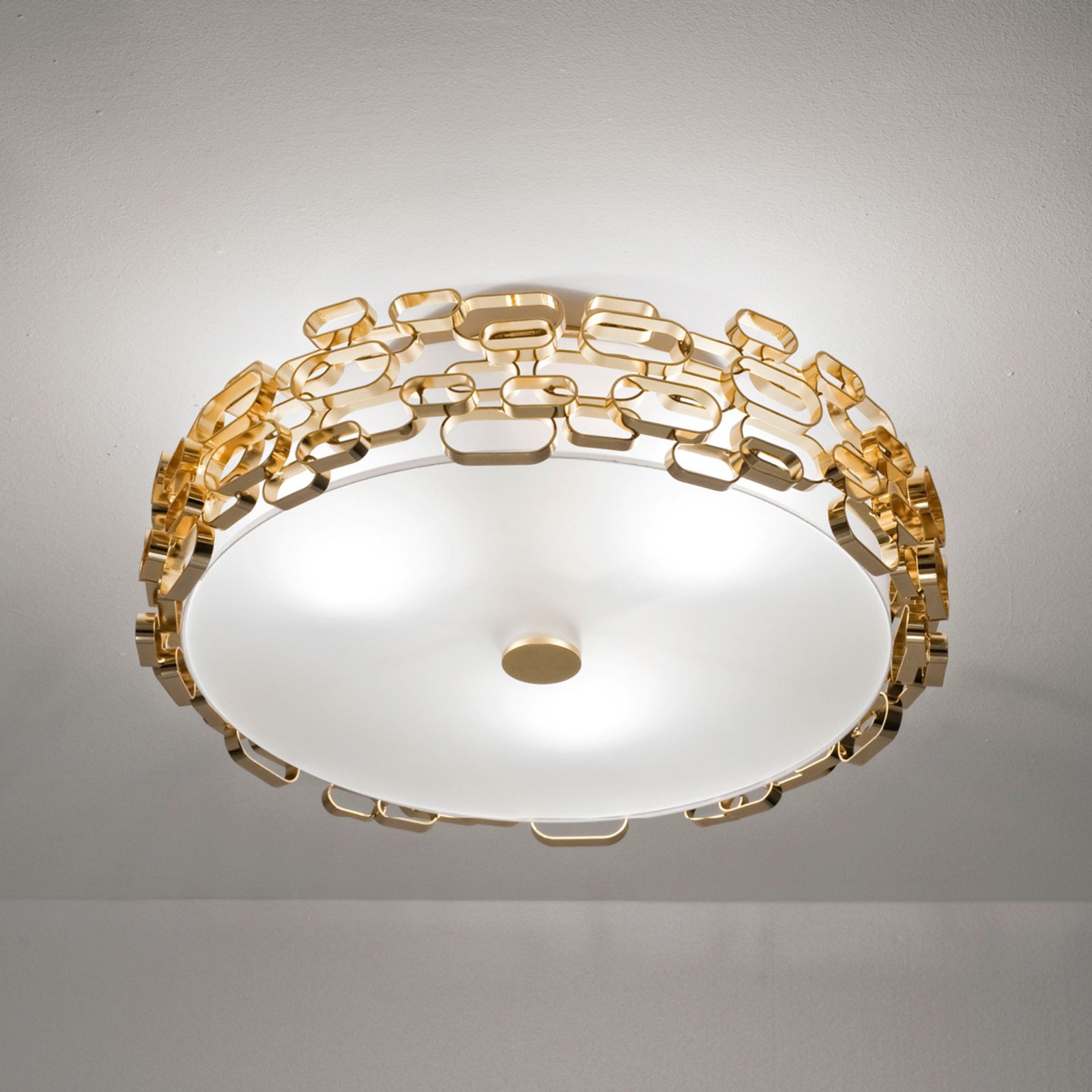 Glamour - designer ceiling light in gold