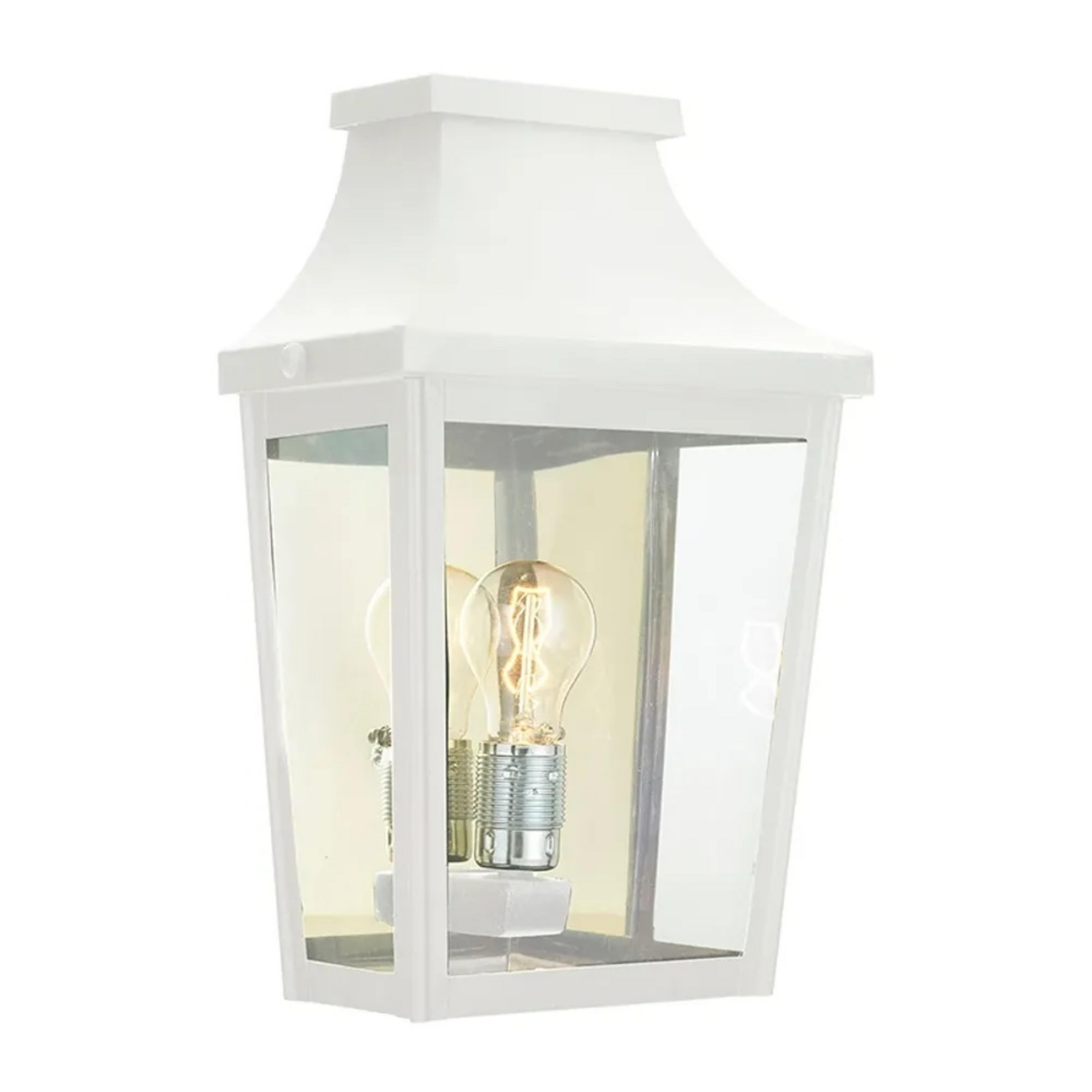 London Zewnętrzna Lampa Ścienna Płaska Biała - Norlys