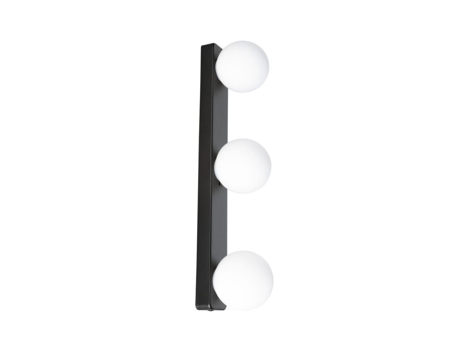 Gove Wall Lamp IP44 Dim. Matt Black/Satin - Paulmann