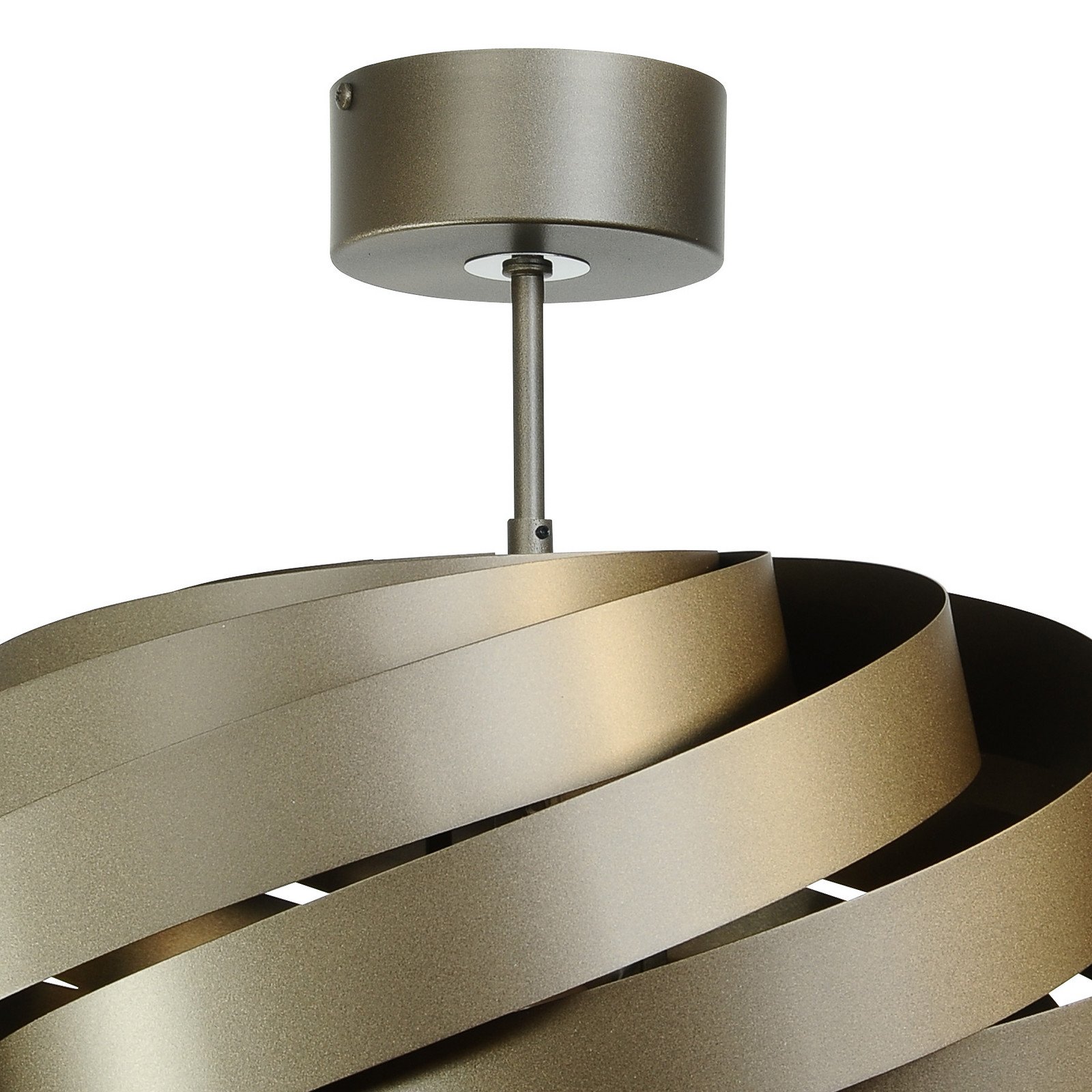 Euluna Plafonieră Vento maro cafea Ø 60 cm - Camera de zi / sufragerie - Modern - Metal