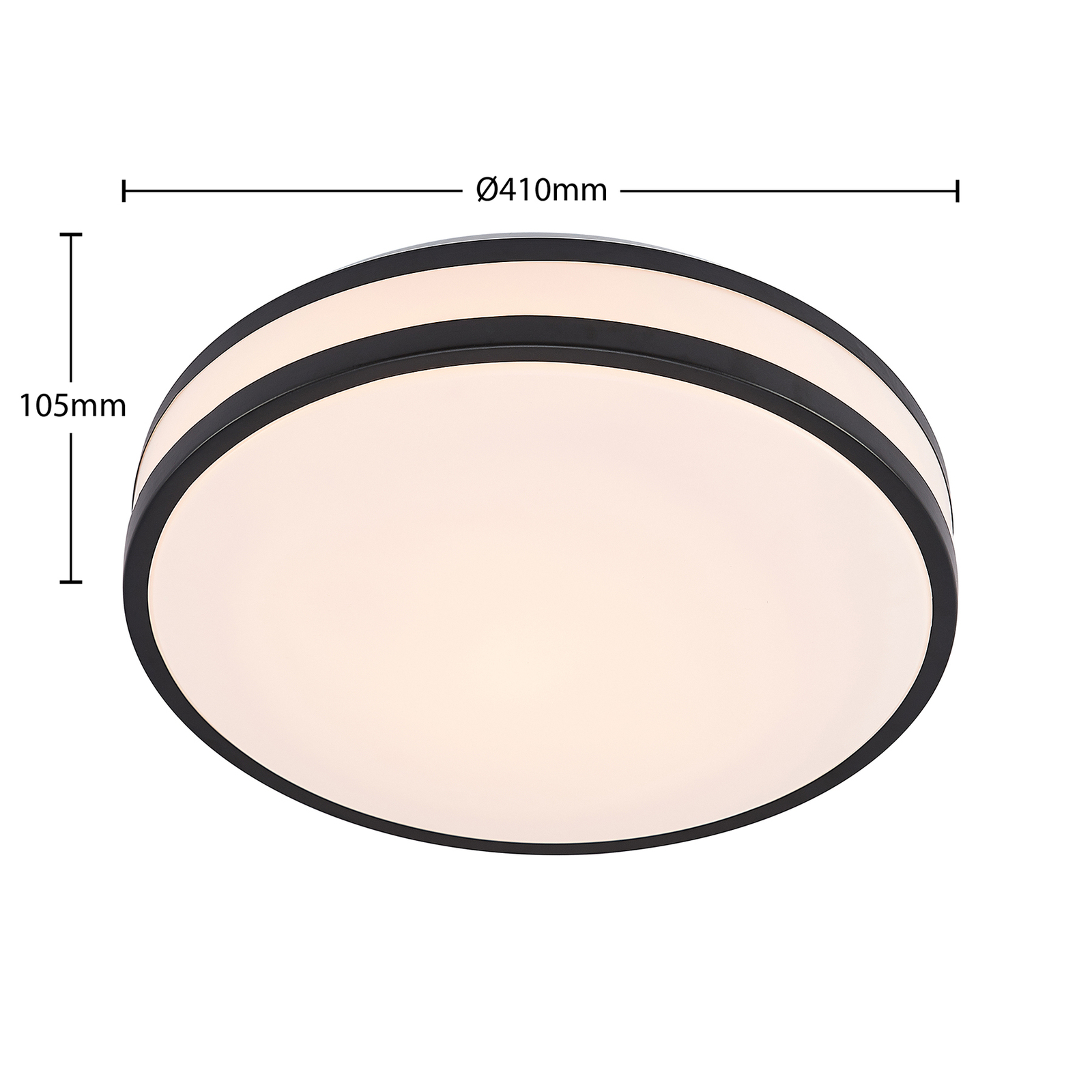 Lindby Teun LED осветление за таван, кръгло, 41 cm