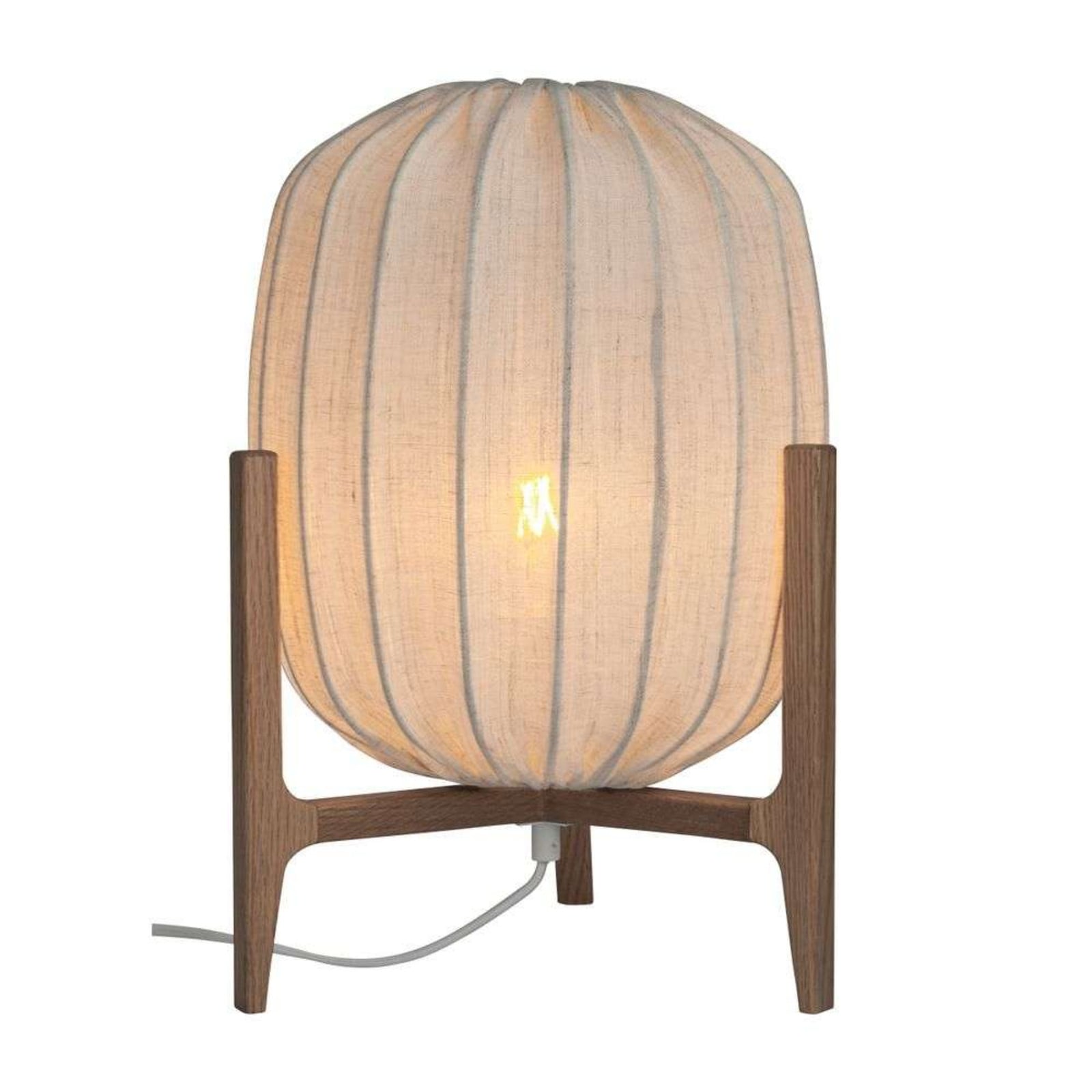 Prisma bordlampe Oak/Natural – Watt &amp;amp; Veke Watt & Veke - Stue - Skandinavisk - Træ - Med én lyskilde billede