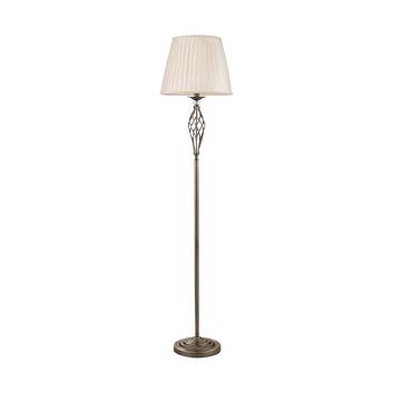 Maytoni Grace floor lamp 1-bulb brass/beige