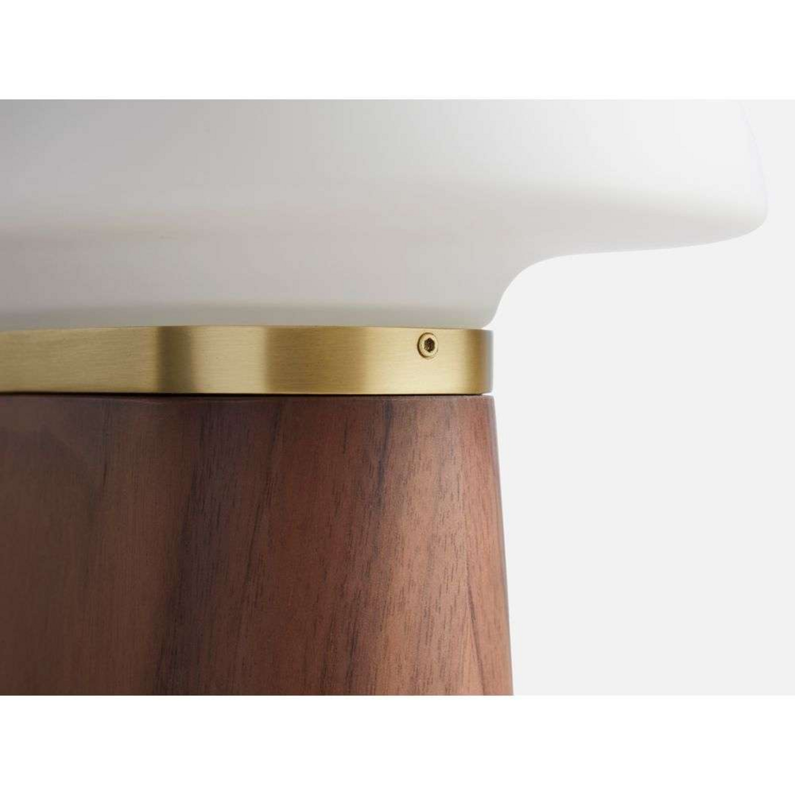 Nova Table Lamp Walnut/Opal - Woud