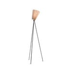 Oslo Wood Lampadaire Noir/Beige - Northern