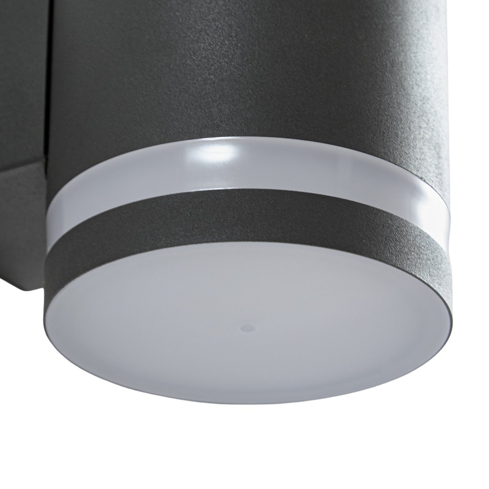 Lindby LED-utomhusvägglampa Bentlas, antracit, IP44 Lindby LED-utomhusvägglampa Bentlas, antracit, IP44