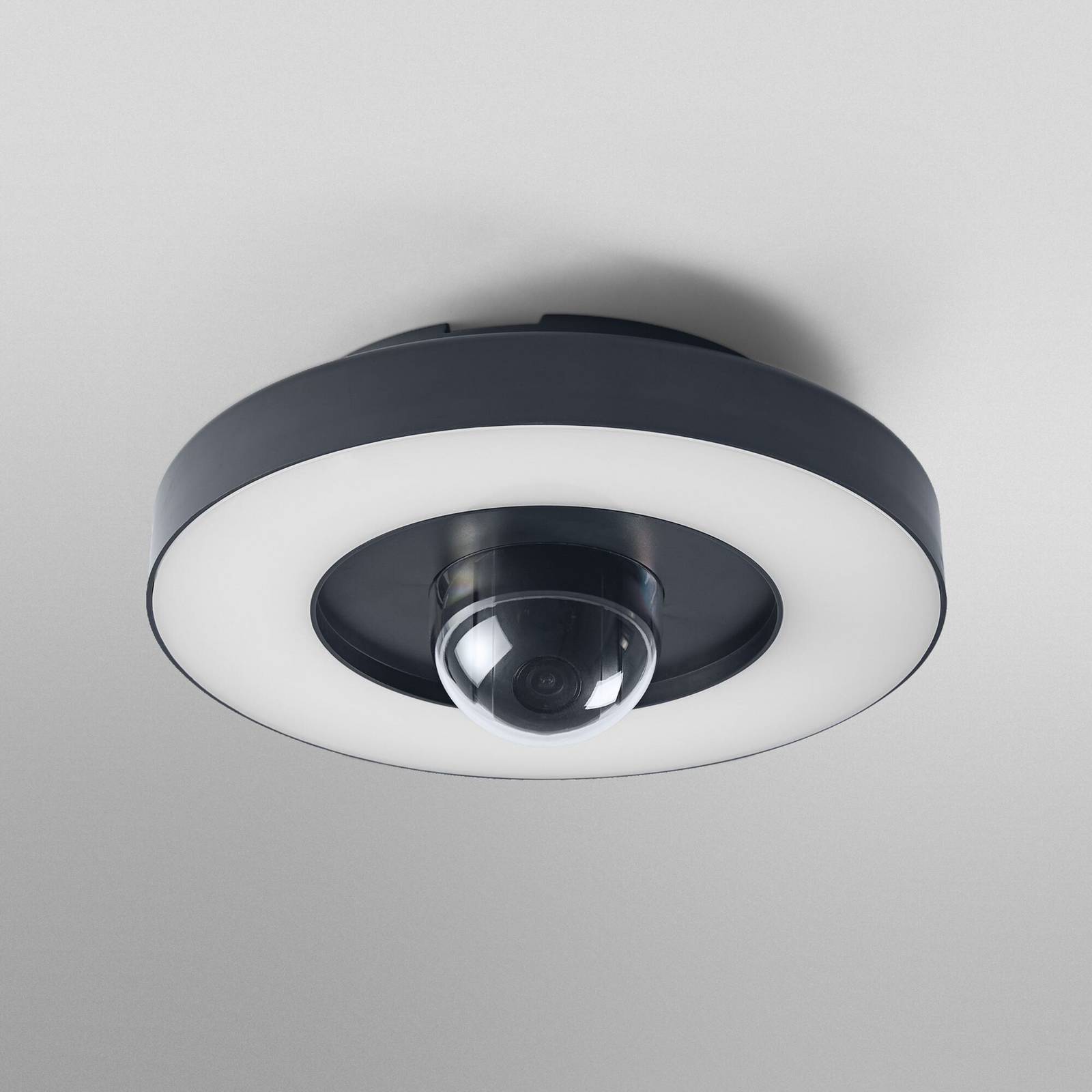 OSRAM SMART+ Kamera zewnętrzna LED CIRCLE z Wi-Fi, grafitowa Czujnik IP44