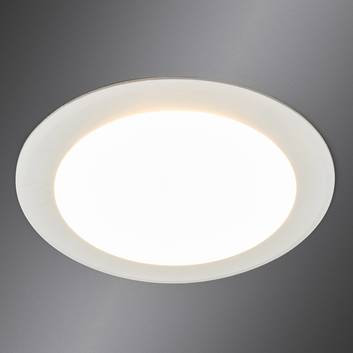 Zapustené LED svetlo Arian v bielej 11,3 cm 9 W