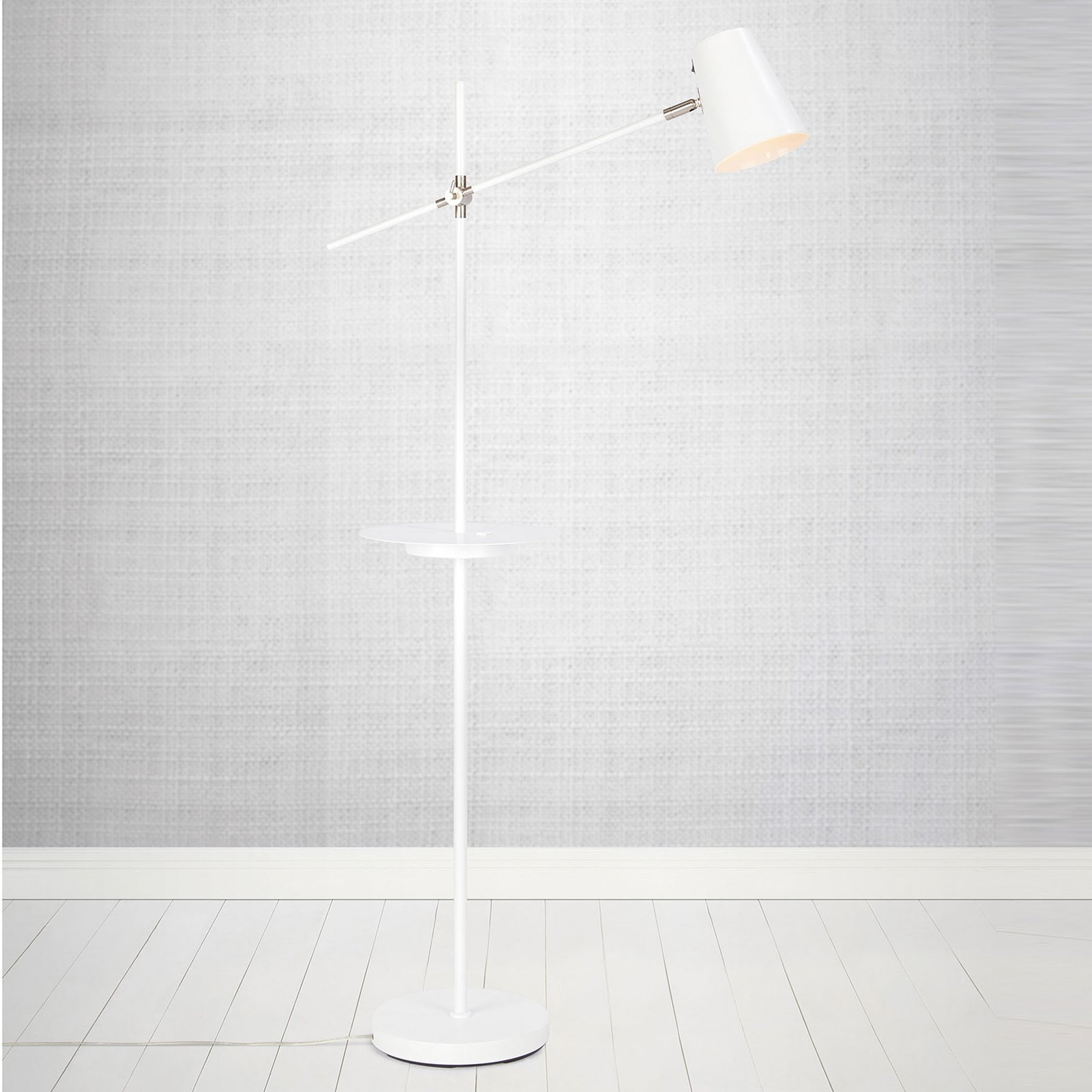 Linear Stojací lampa USB Bílá - Markslöjd