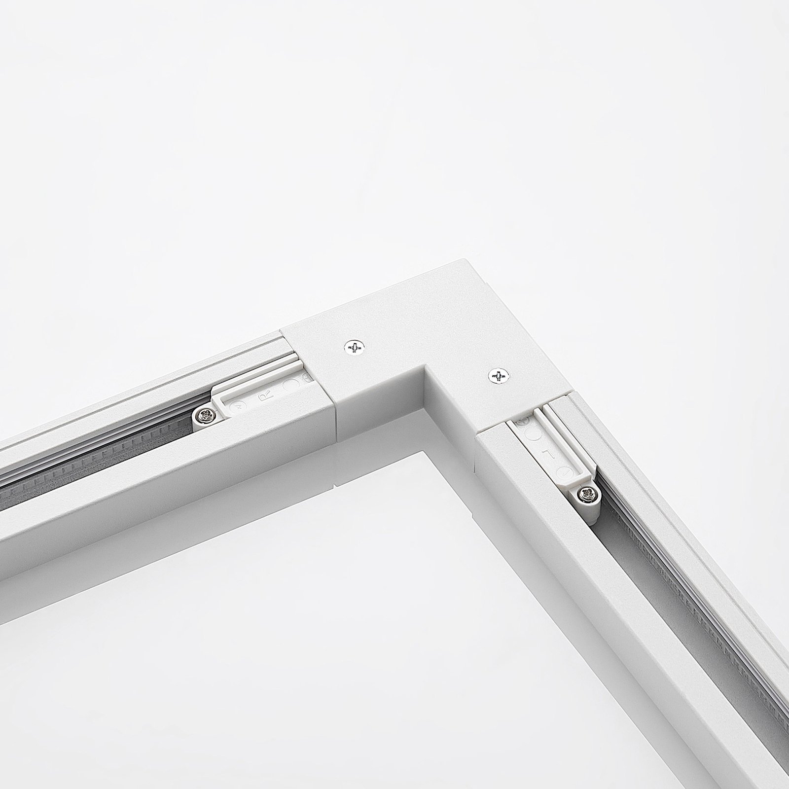 Linaro Track Hoek Connector Wit - Lindby