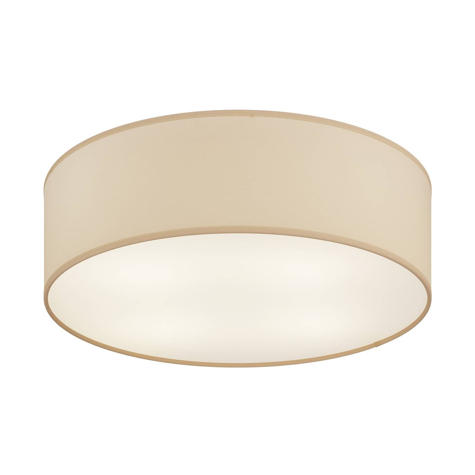 Deckenleuchte Rondo, beige, Metall, Ø 45 cm, E27