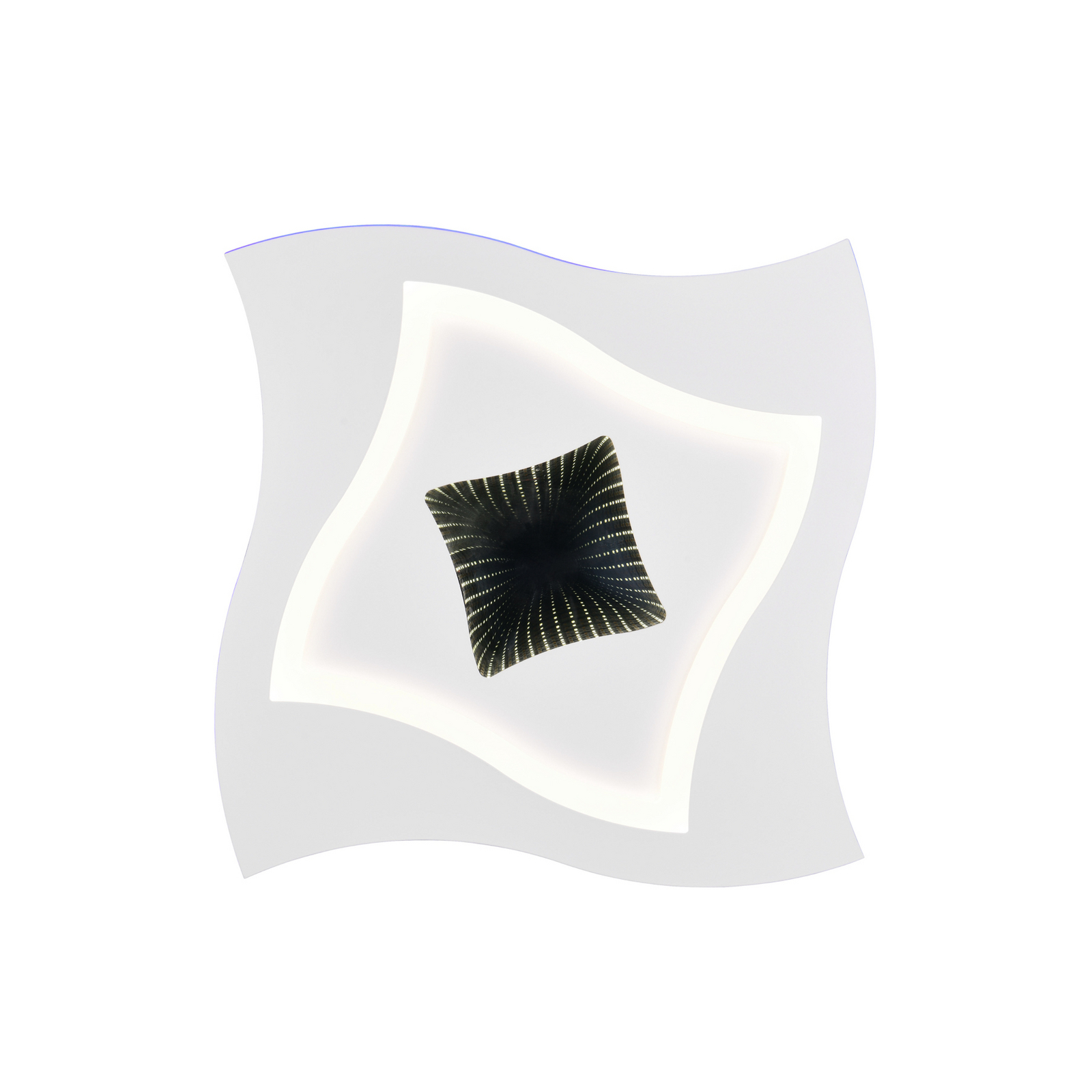 LED-taklampa Klint, längd 50 cm, matt vit, metall RGBW LED-taklampa Klint, längd 50 cm, matt vit, metall RGBW