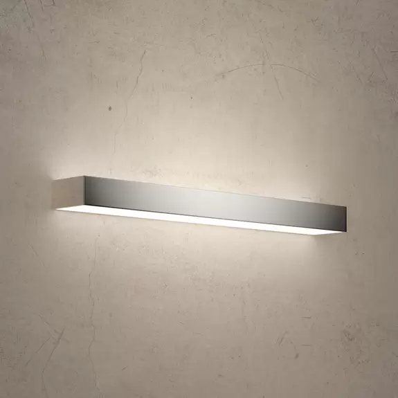 Lampenwelt Helestra Theia LED-Spiegelleuchte, verchromt, 60cm