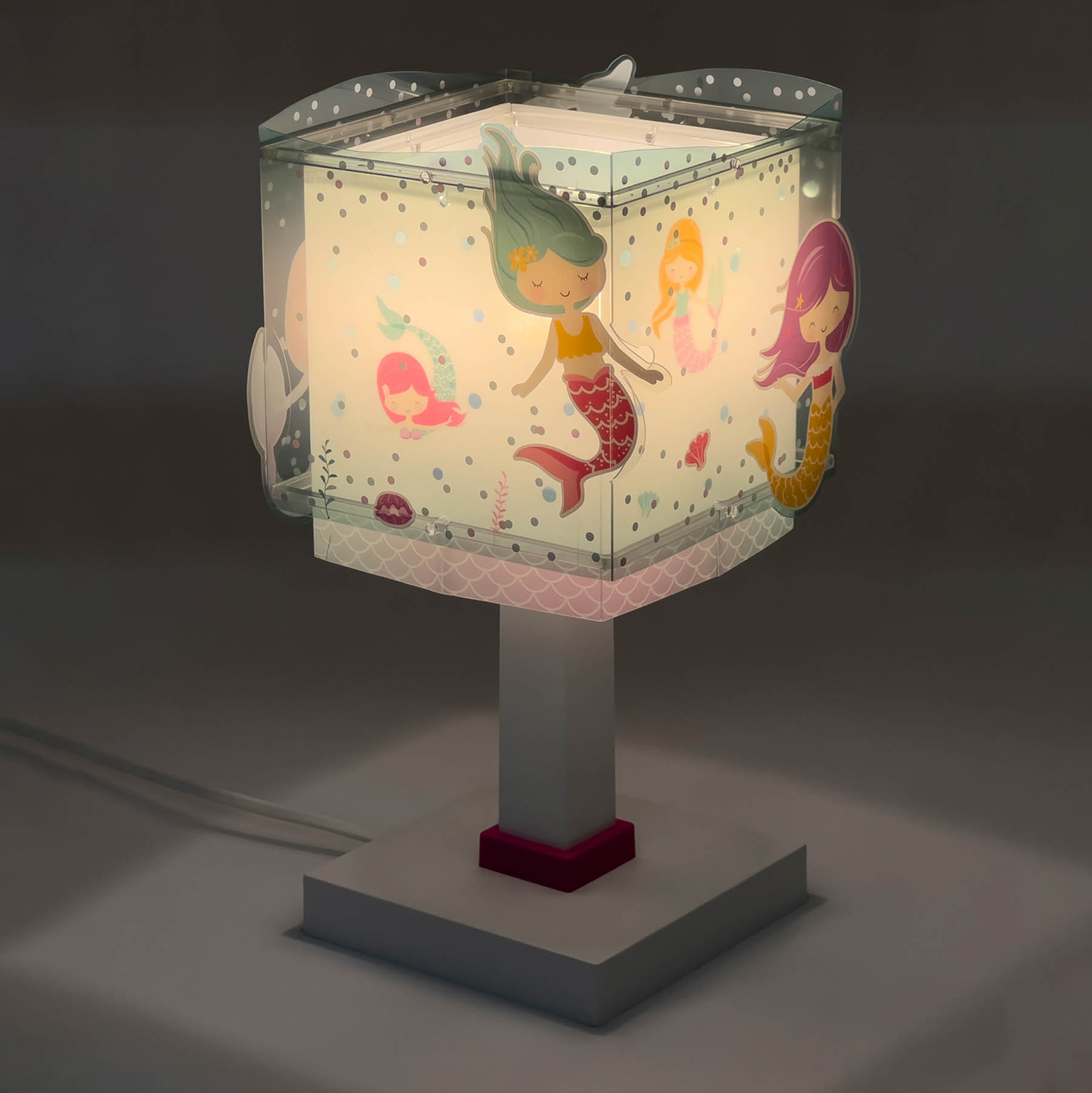 Dalber Mermaids bordlampe med havfruemotiv