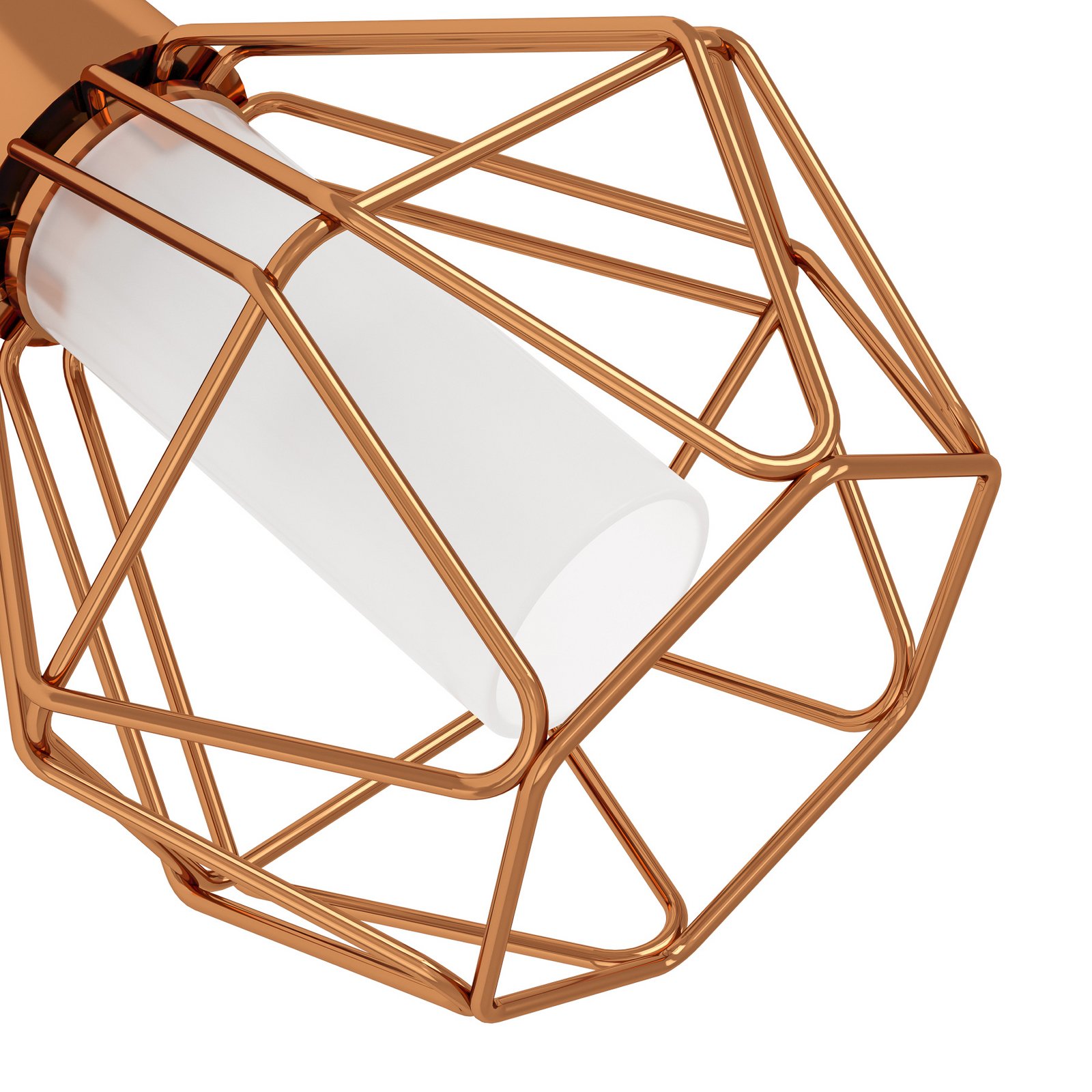 Zapata LED zidna svjetiljka boje bakra u kaveznom izgledu