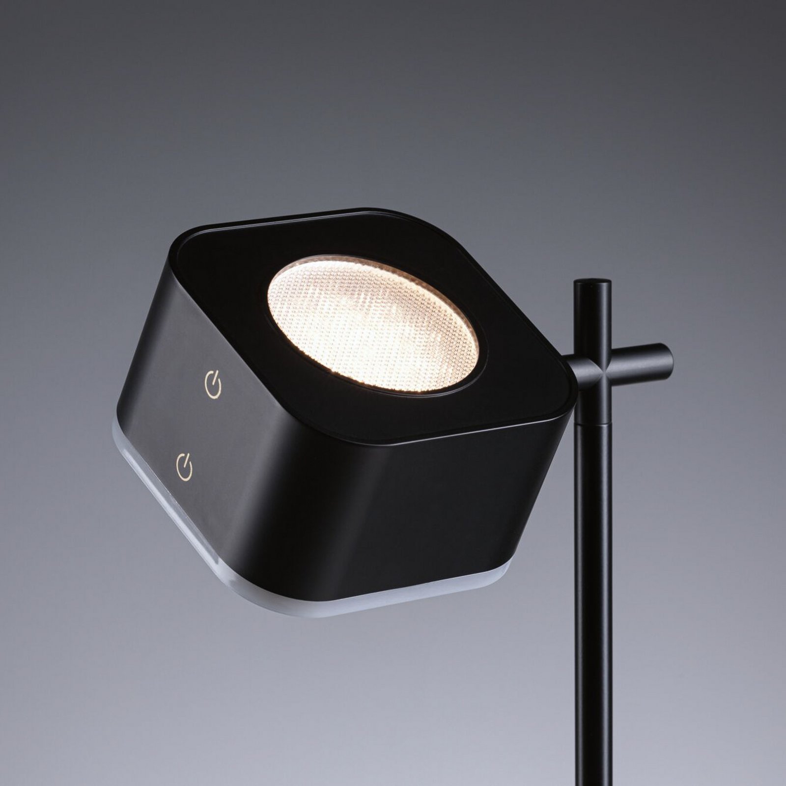 Lampa de masă cu baterie LED Paulmann Varia, negru, 37 cm dimabil CCT