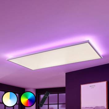 LED Deckenleuchte Tinus Lang 119,5 cm Panel RGB Multicolour Warmweiß Lampenwelt 