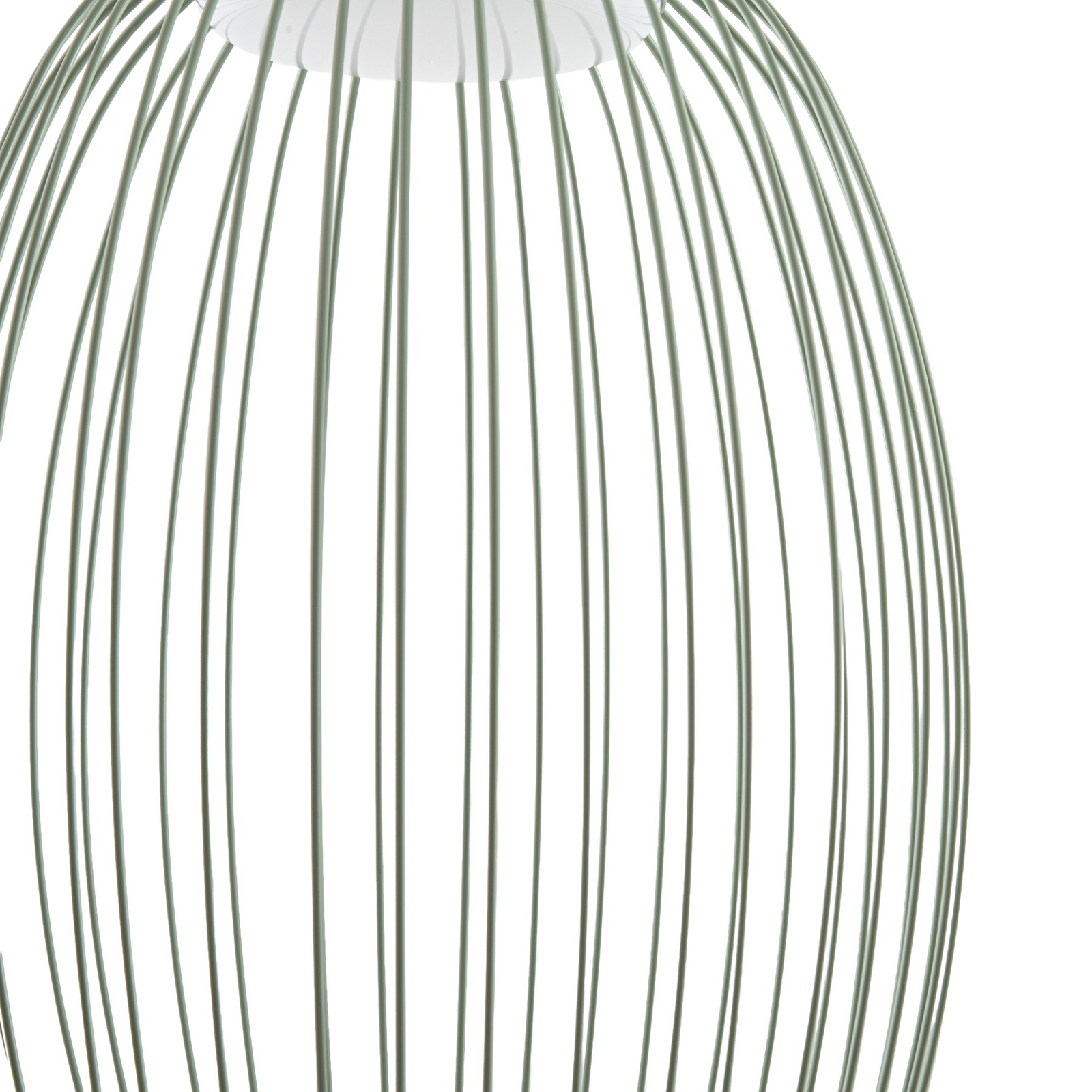 Lucande Richi LED-riippuvalaisin ulos, vihreä, 40 cm, himmennettävä