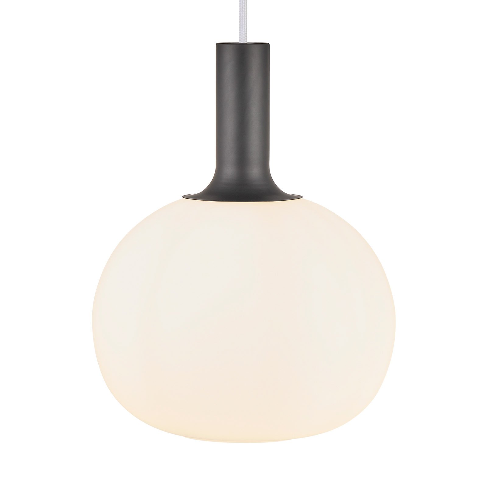 Alton hanging light, glass lampshade white Ø 25 cm
