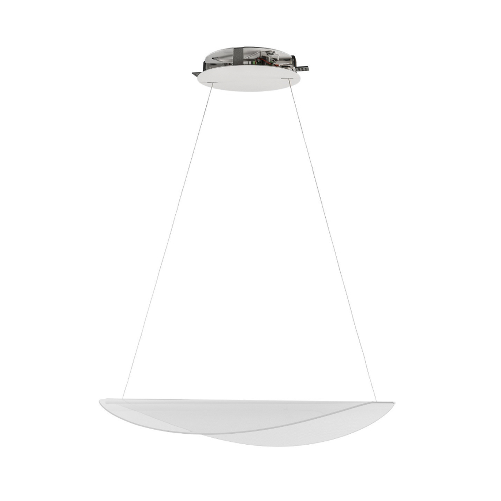 Stilnovo Pendellampe Diphy, Einbau-Baldachin, 1-flg., 3000K