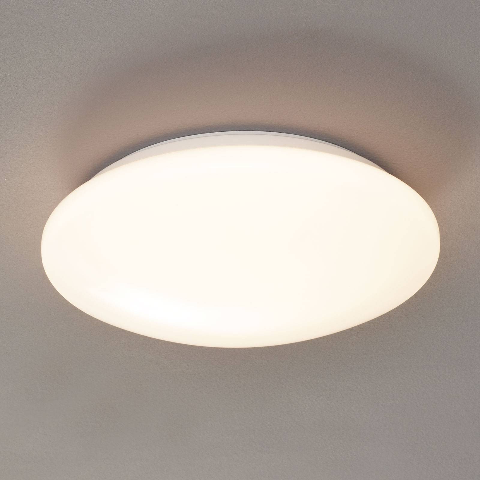 Reality Leuchten Pollux taklampa LED Ø 27 cm plast rörelsevakt