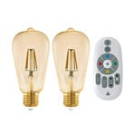 EGLO connect E27 ST64 lâmpada 5.5W 500lm 2200K 2pcs