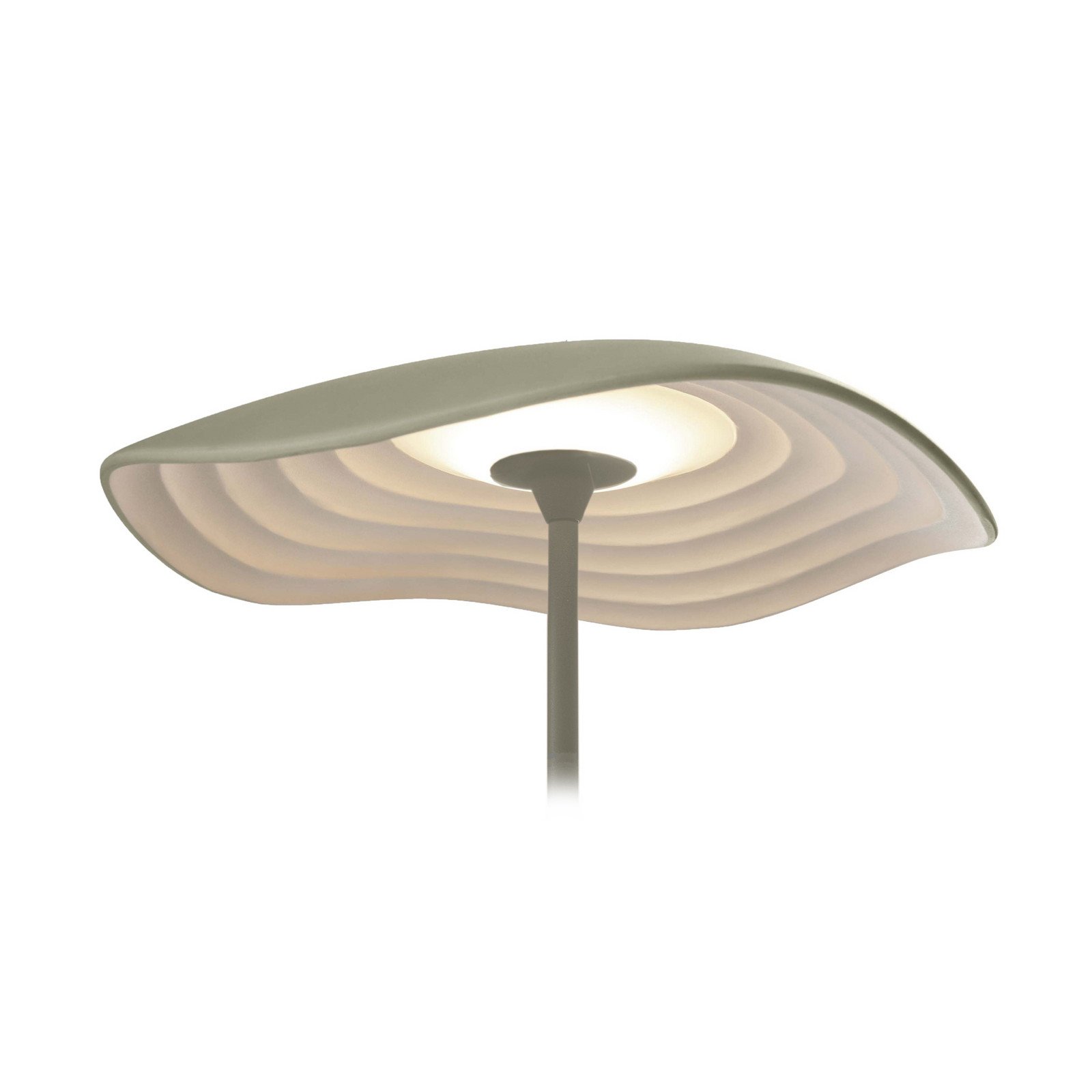 Lampă de masă Bover LED Valentina M/29 gri măsliniu/alb - Camera de zi / sufragerie - design - gri măsliniu alb - Aluminiu