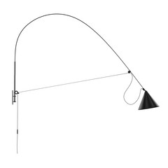 midgard kinkiet LED AYNO XL czarny/czarny 4000 K 220 cm