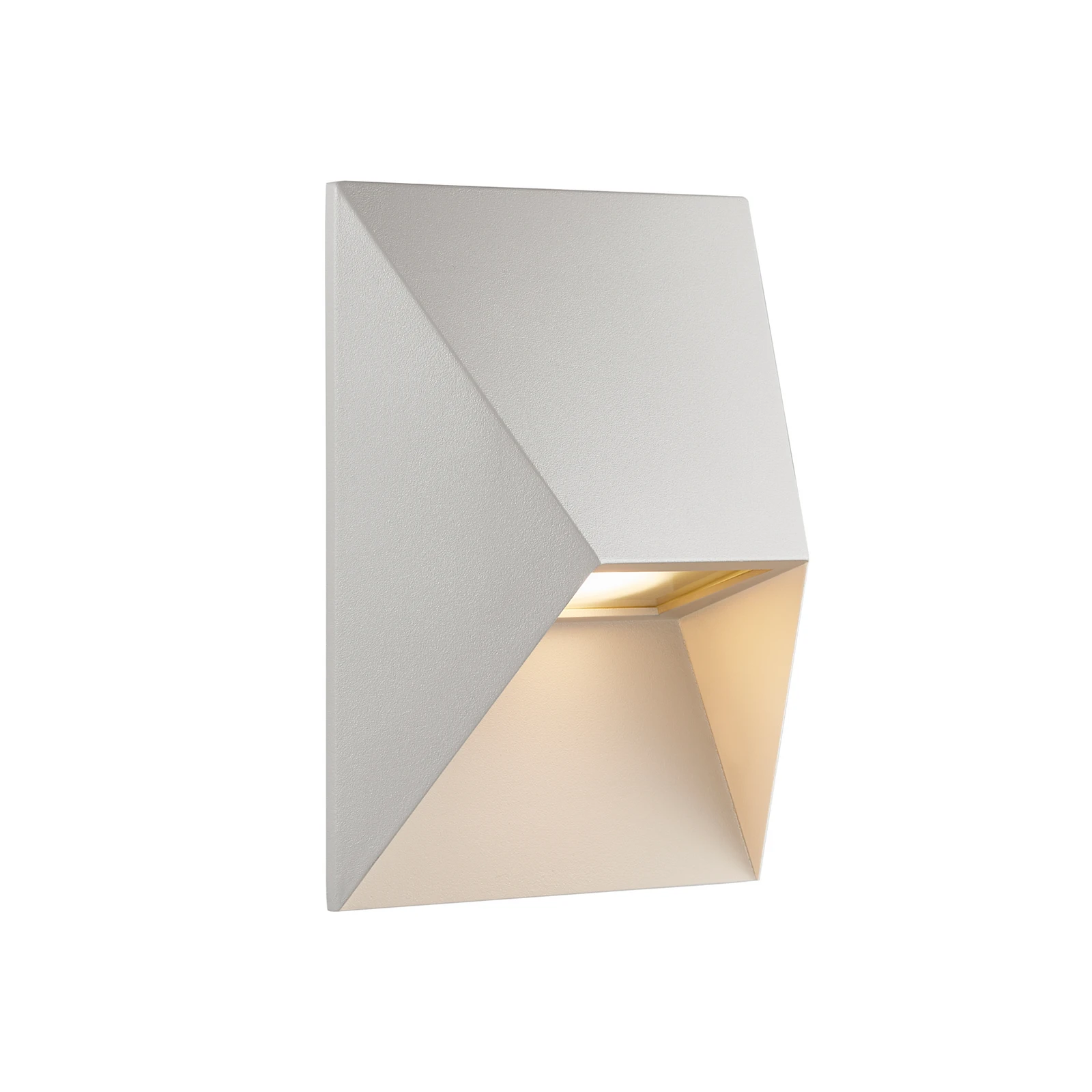 Außenwandleuchte Pontio 15, Breite 15 cm, weiß