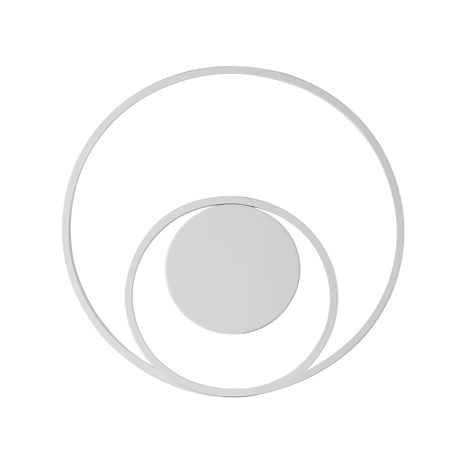 Lindby Plafonnier LED Emisua, blanc, CCT, intensité variable