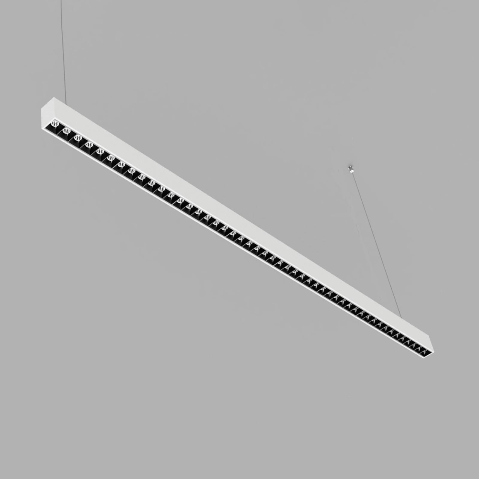 LI-EX Office LED-pendellampe fjernbet. 130cm hvid