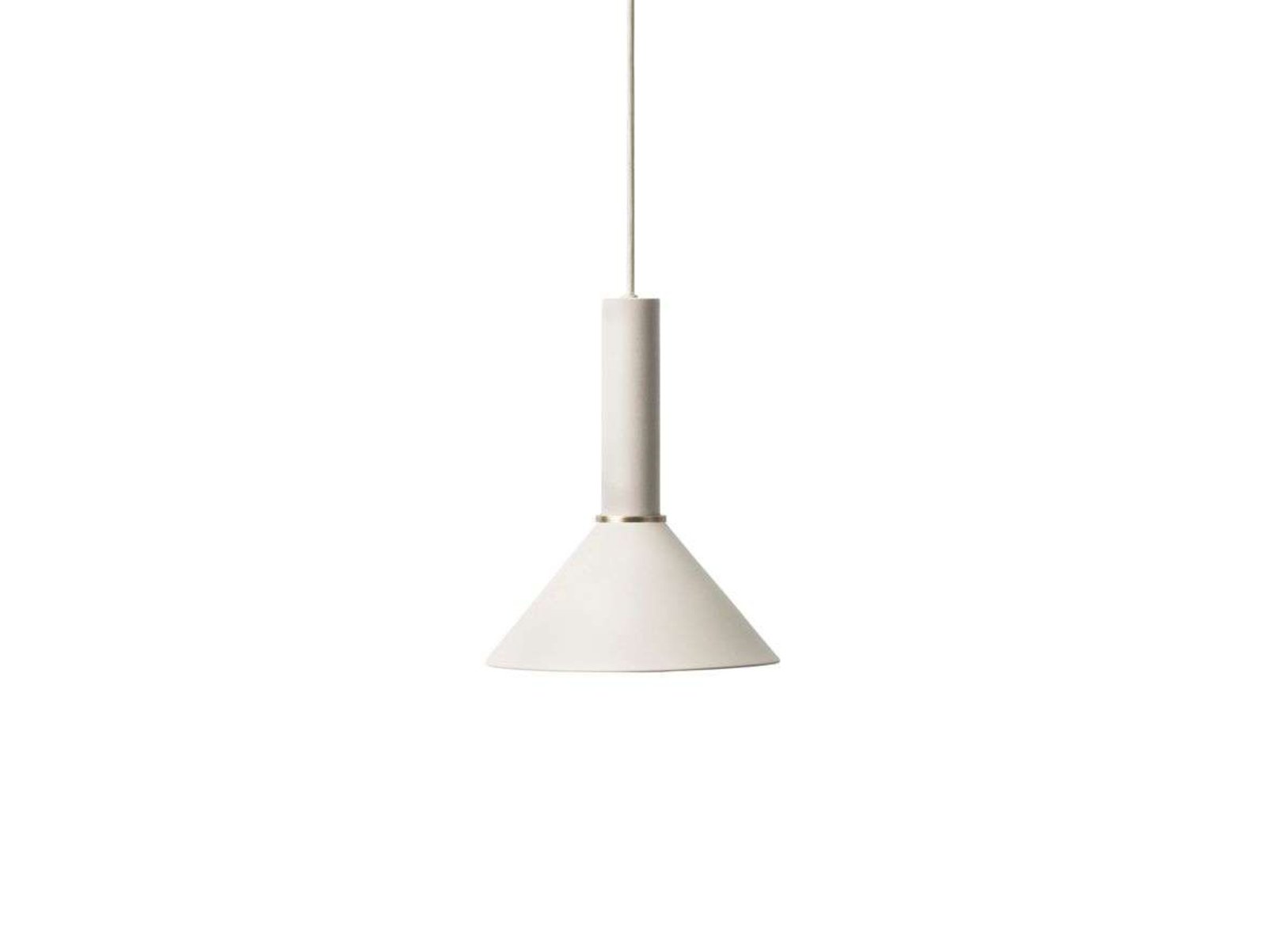 Collect Lustră Pendul Cone High Light Grey - ferm LIVING