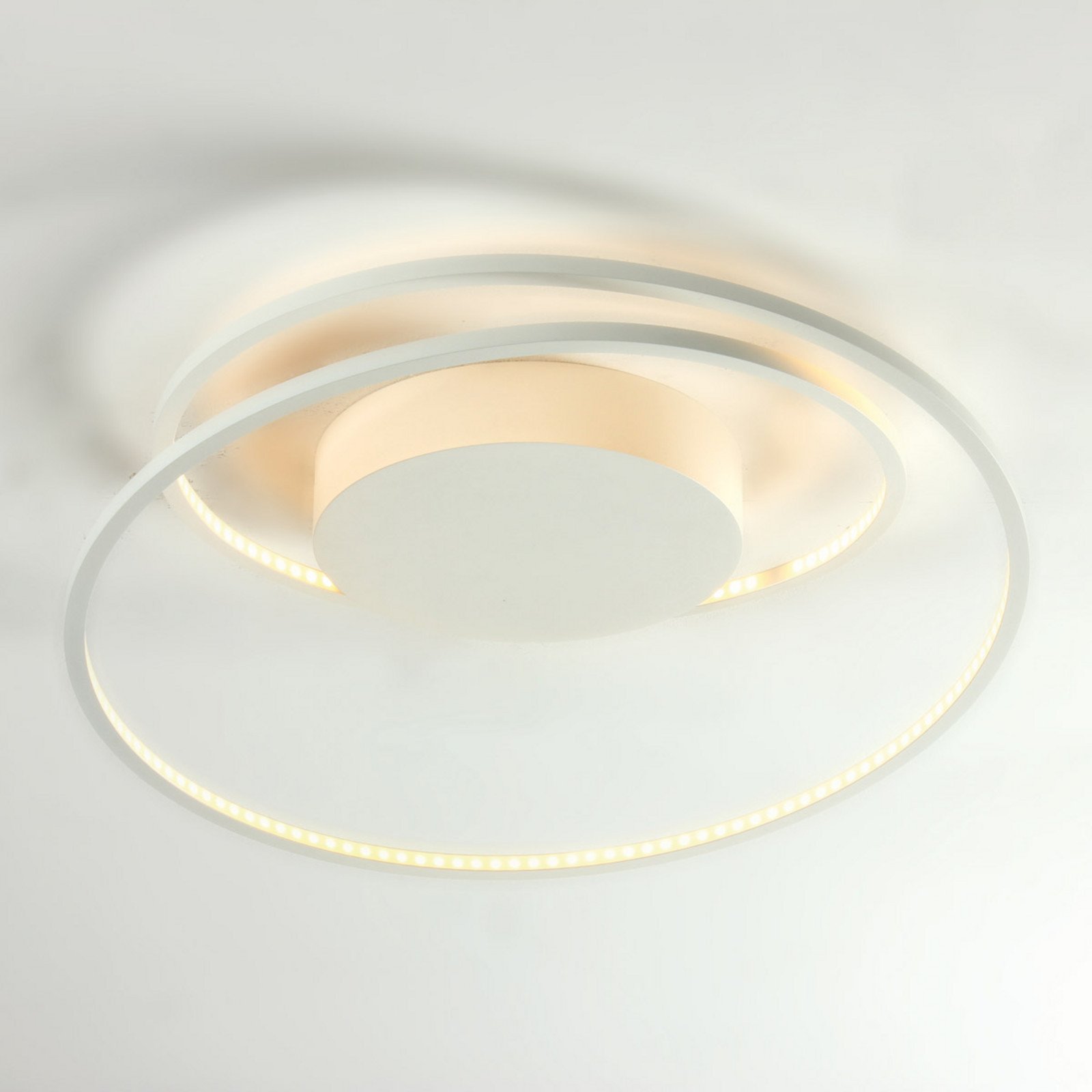 Bopp At plafonieră LED în alb 45cm - Camera de zi / sufragerie - design - Metal