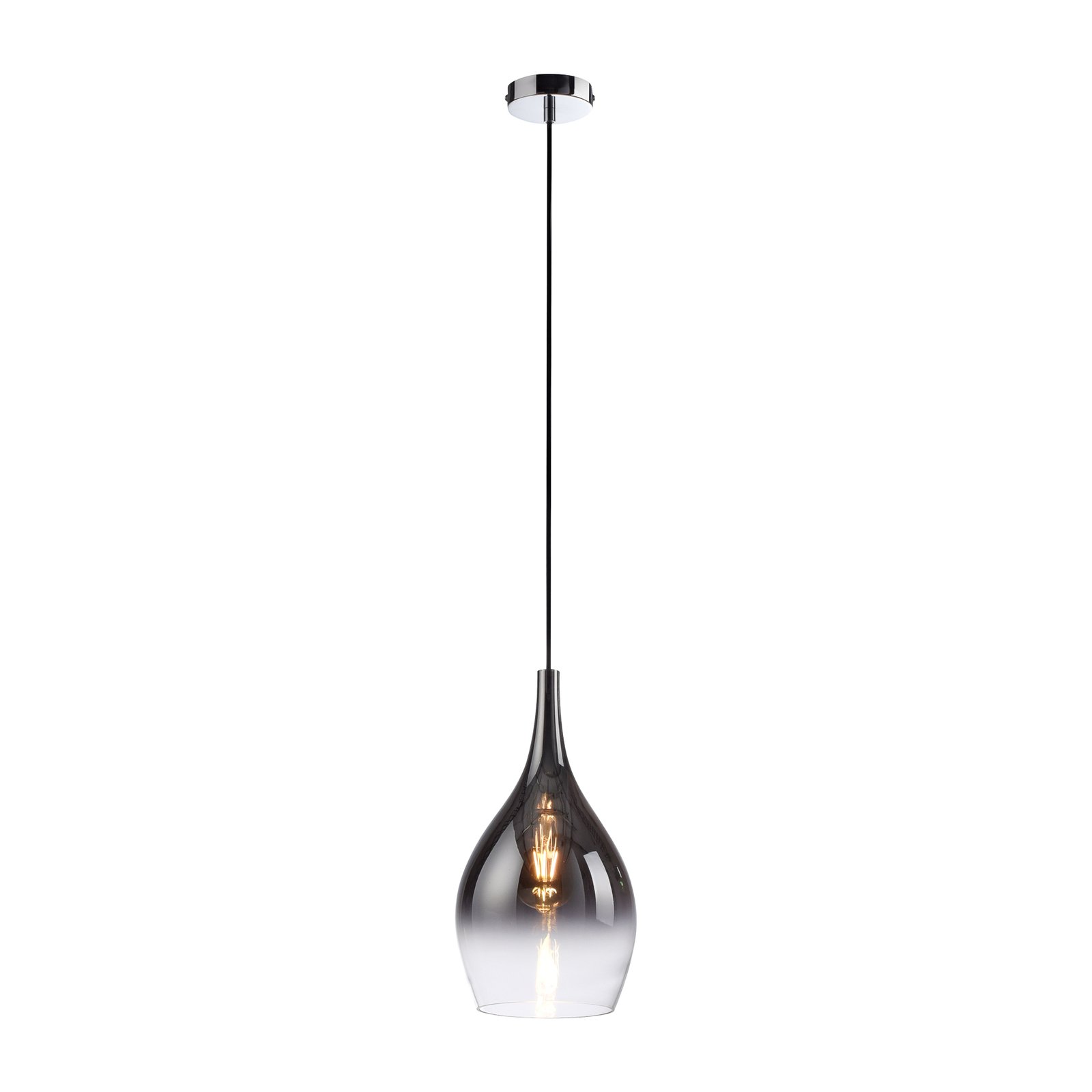 Hanglamp Pilua, transparant, 1-lamp