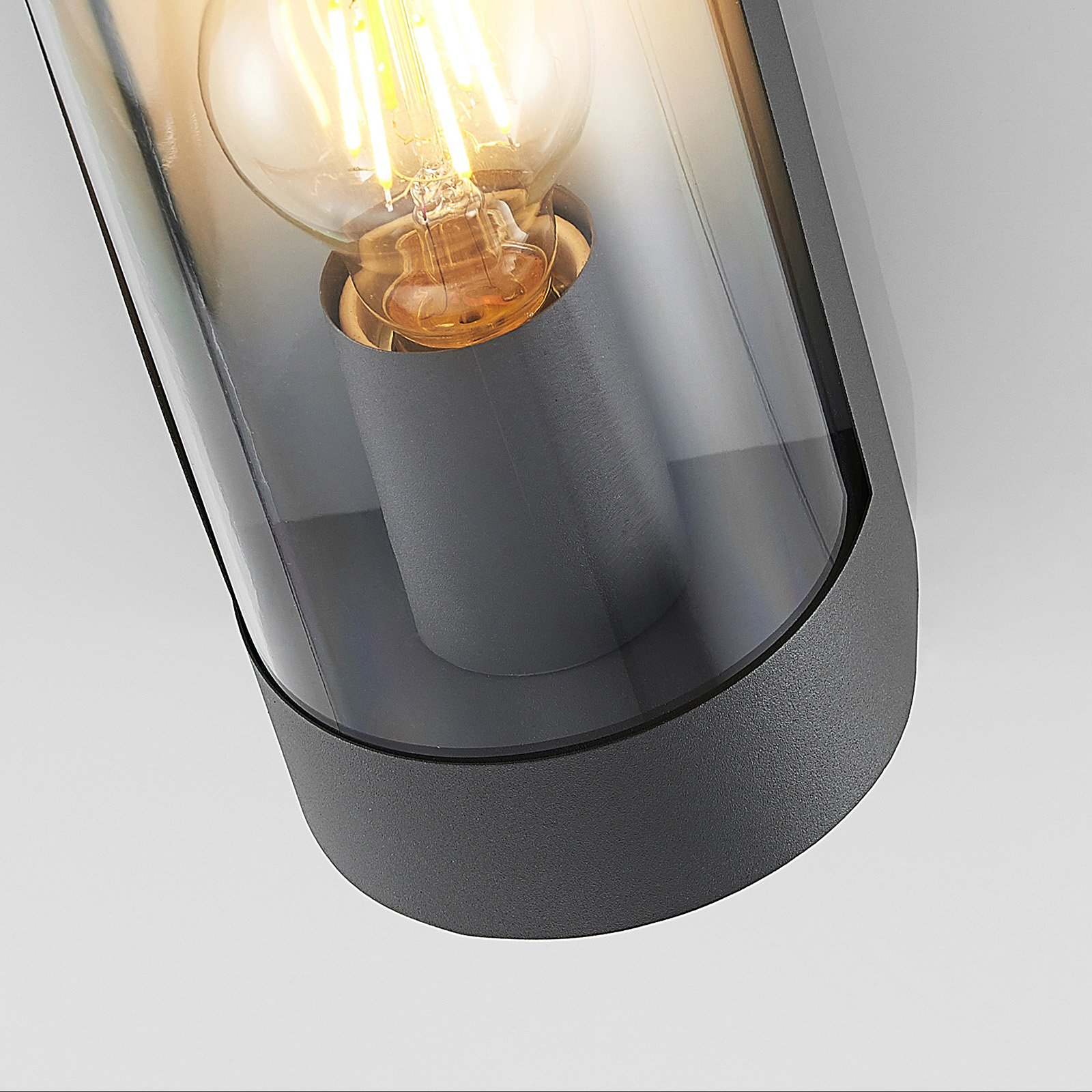 Junias Outdoor Wall Lamp Dark grey - Lindby