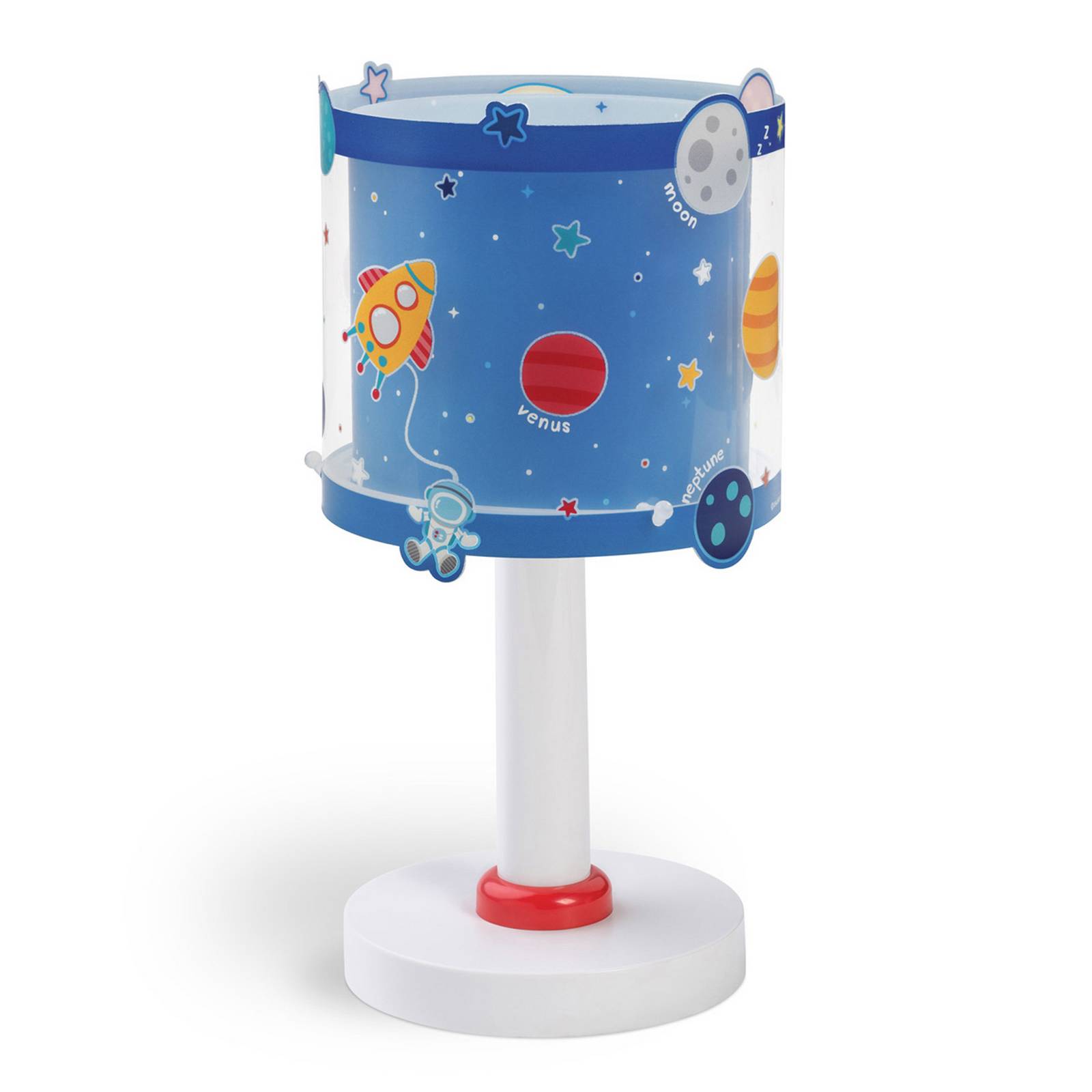Kinder-Tischlampe Planets, G4, Ø 15 cm