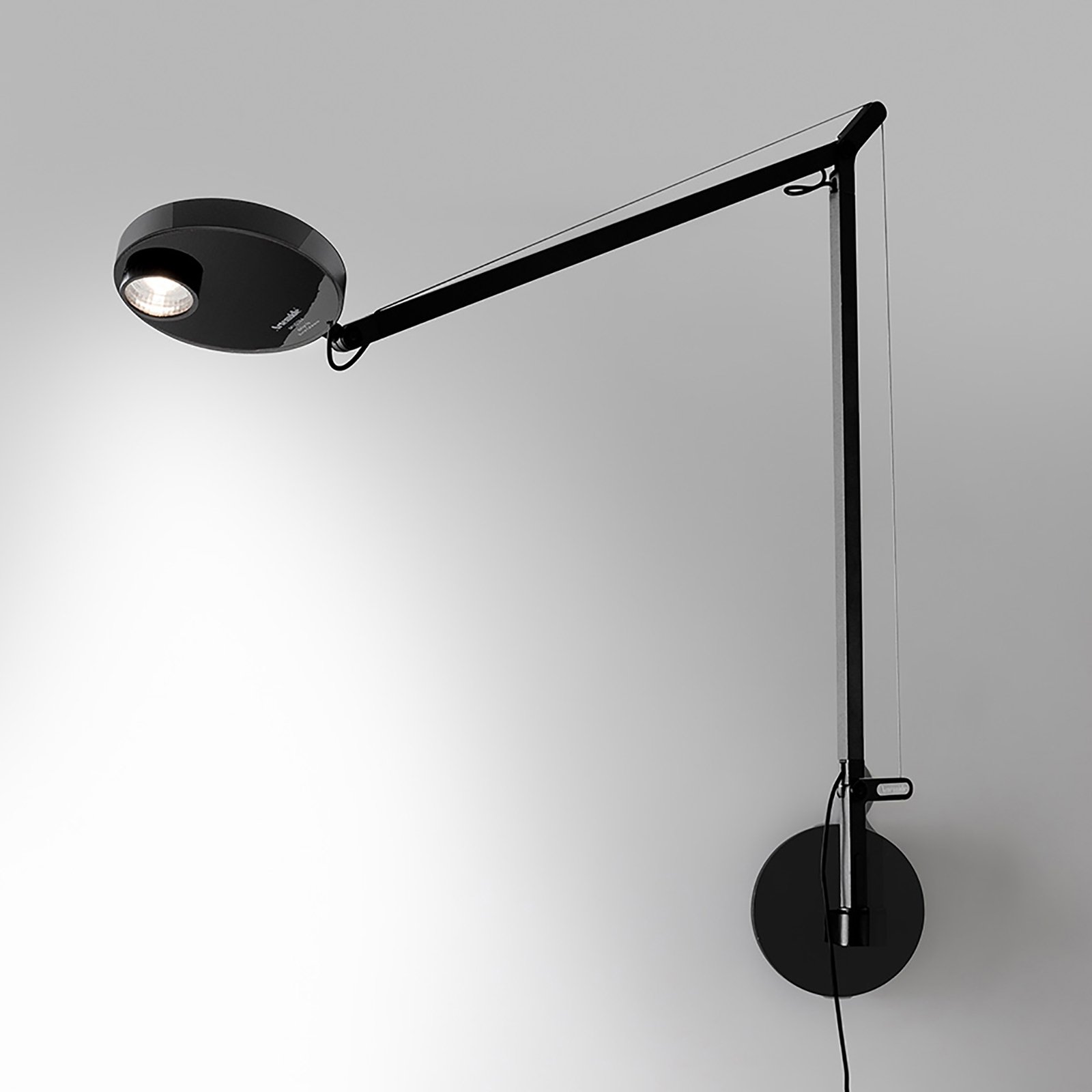 Artemide Demetra LED wall lamp 930 sensor black