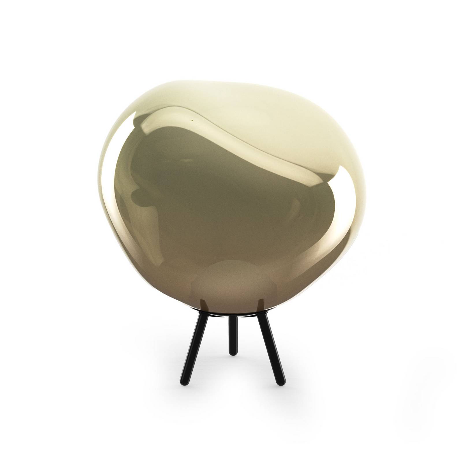 Tom Dixon LED-Akku-Terrassenlampe Melt large, bronzefarben