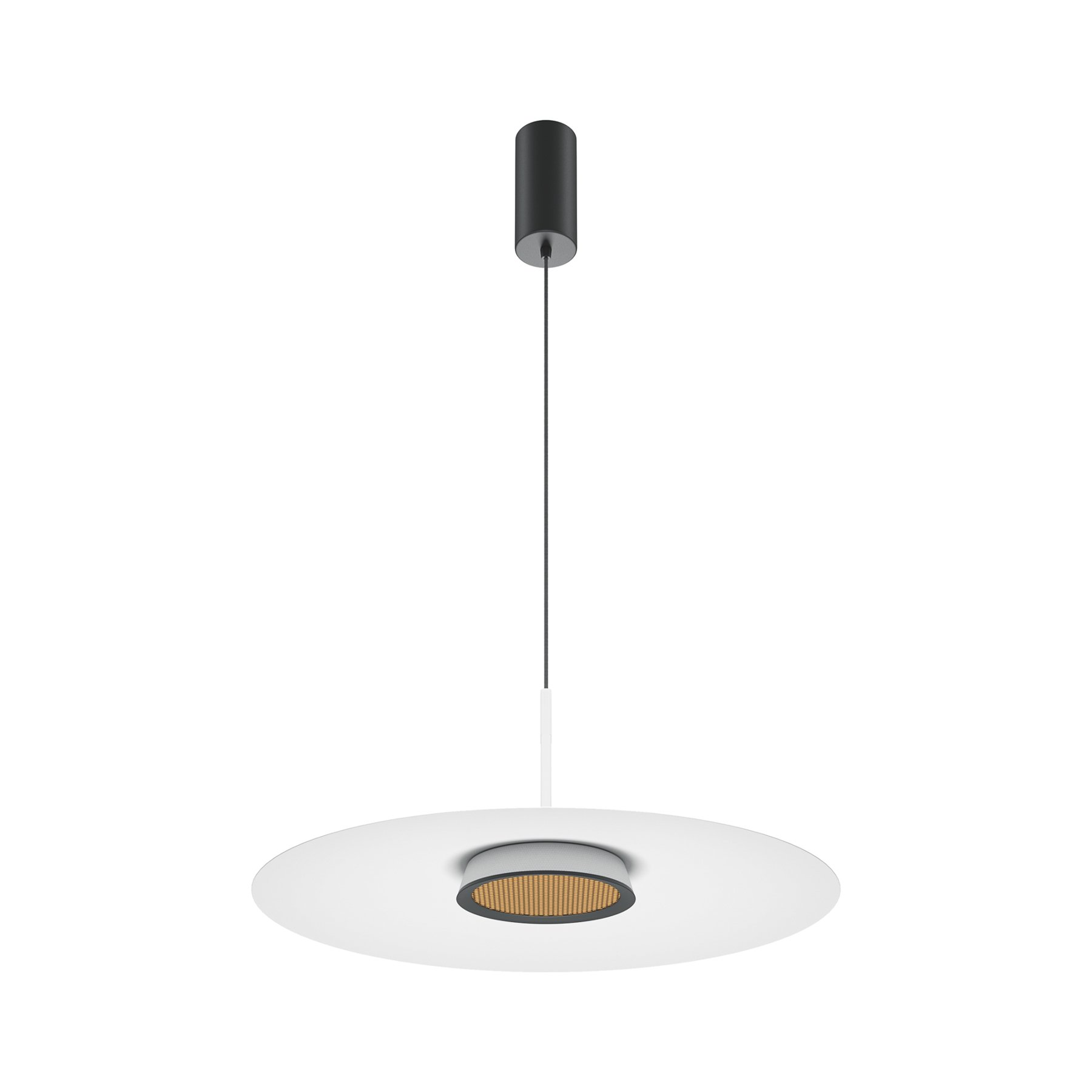 Maytoni suspension LED El, Ø 50 cm, blanc, aluminium