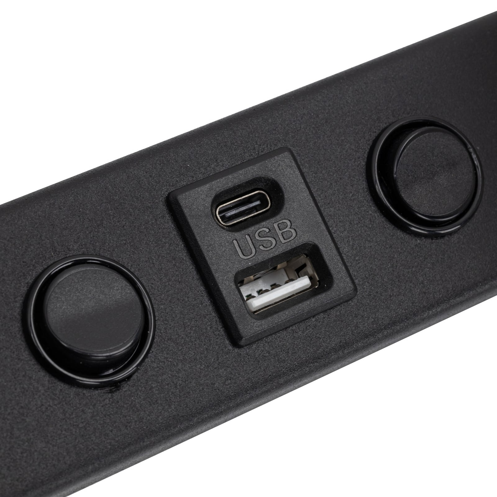 Vox zidna svjetiljka, crna, staklo, širine 35 cm, USB