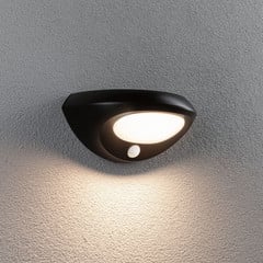 Paulmann Applique da esterni LED a energia solare Sorova, sensore, antracite