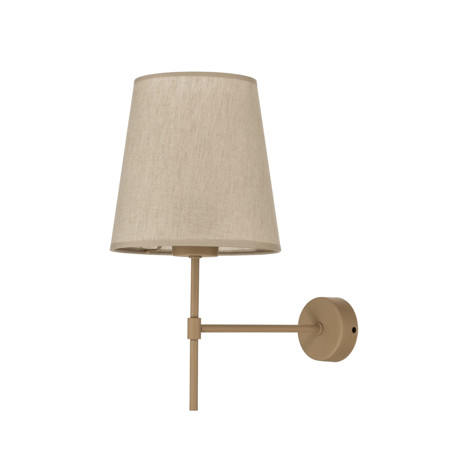 Applique murale Elizabeth, sable/beige, lin, 39 cm de haut, E27