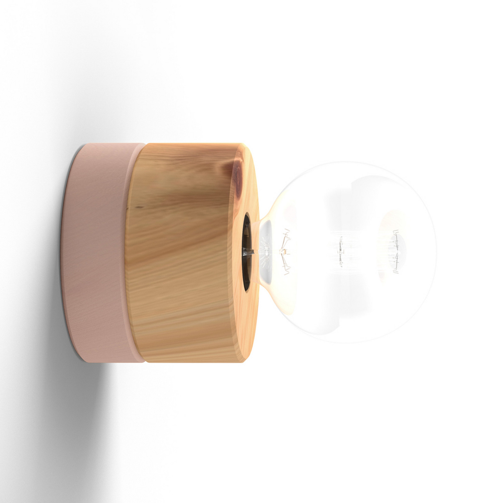 Almut von Wildheim ALMUT 0239 aplică perete vegan pin elveț/roz pal - Camera de zi / sufragerie - Scandinavă - pin elvețian roz pal - Lemn