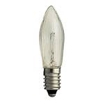 E10 3 W 55 V bulb, pack of 3, candle shape