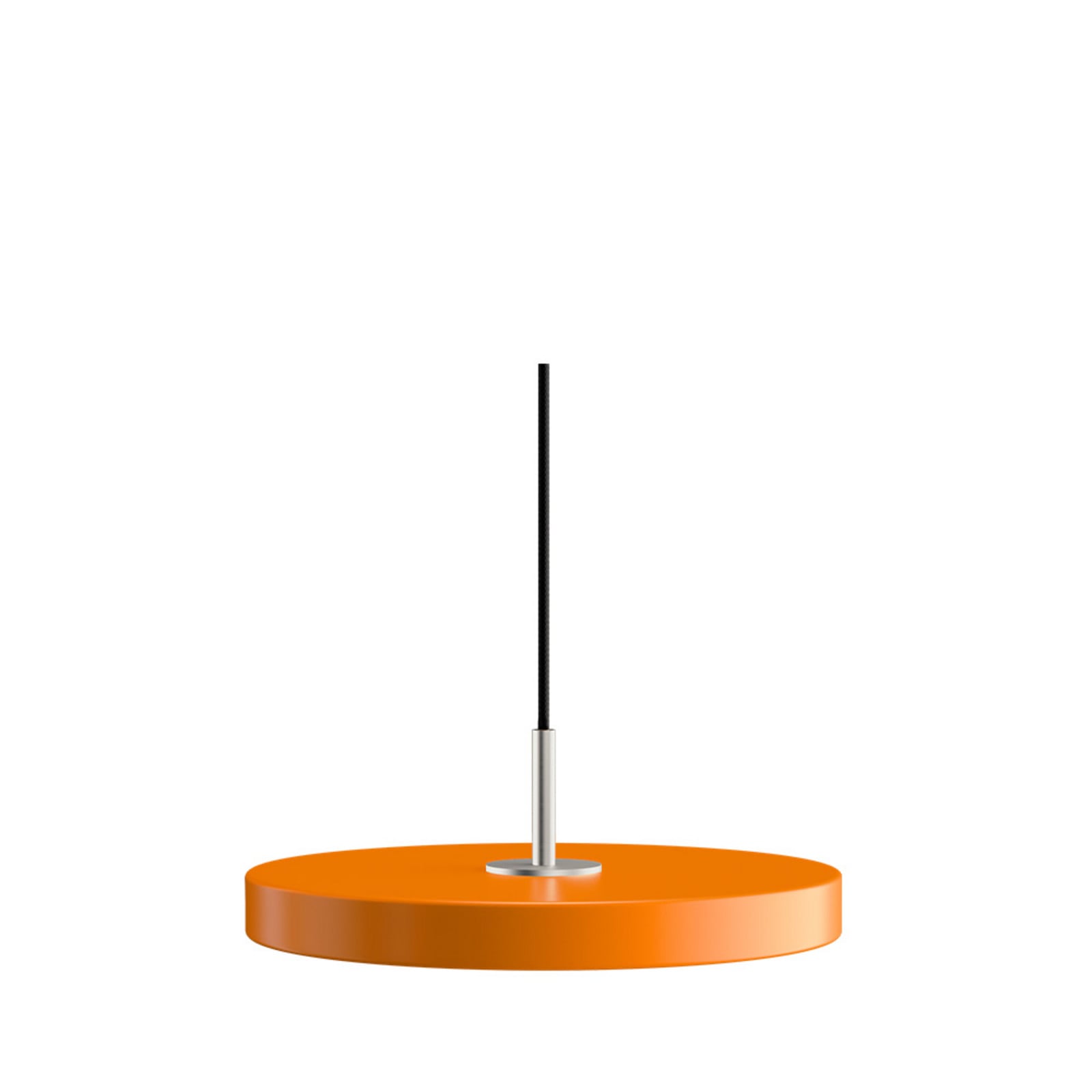 Asteria Plus pendellampe, Ø 30 cm, orange/stål UMAGE - Stue - Metal billede
