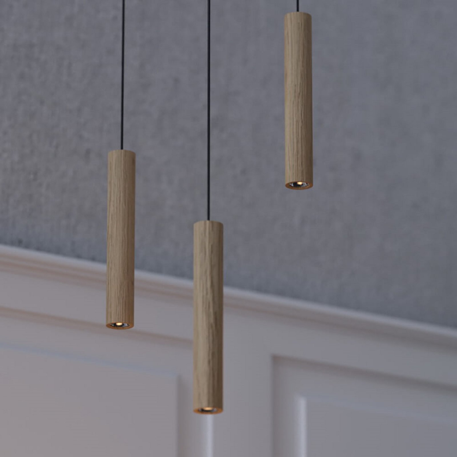 Chimes Lustră Pendul Dark Oak - UMAGE