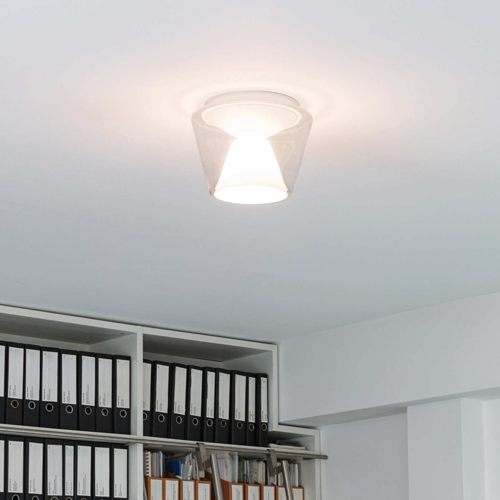 Annex LED Candeeiro de Tecto L Clear/Opal - Serien Lighting
